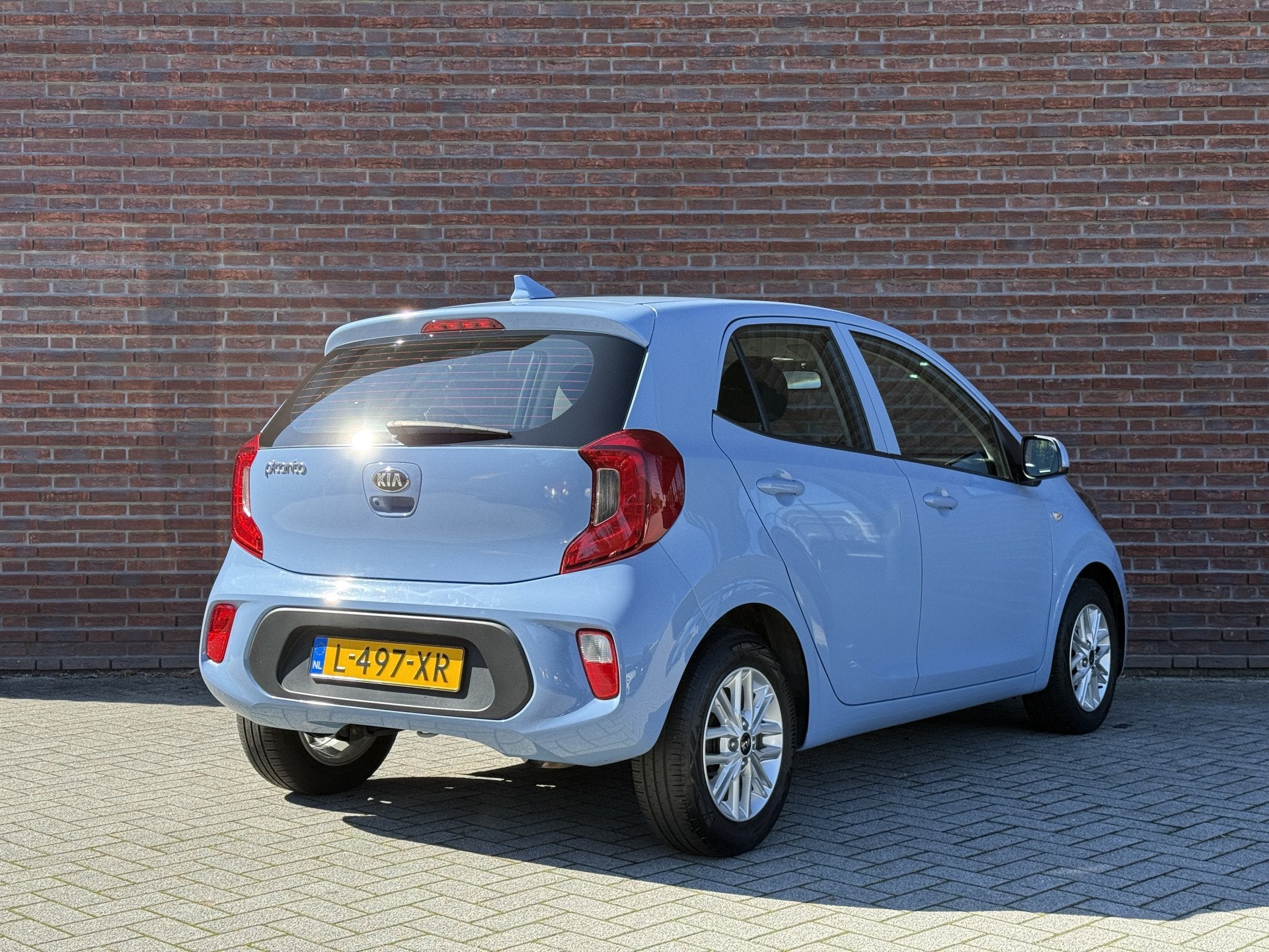 Kia Picanto 1.0 DPi DynamicLine (bj 2021), Auto's, Voorwielaandrijving, Stof, Gebruikt, Origineel Nederlands