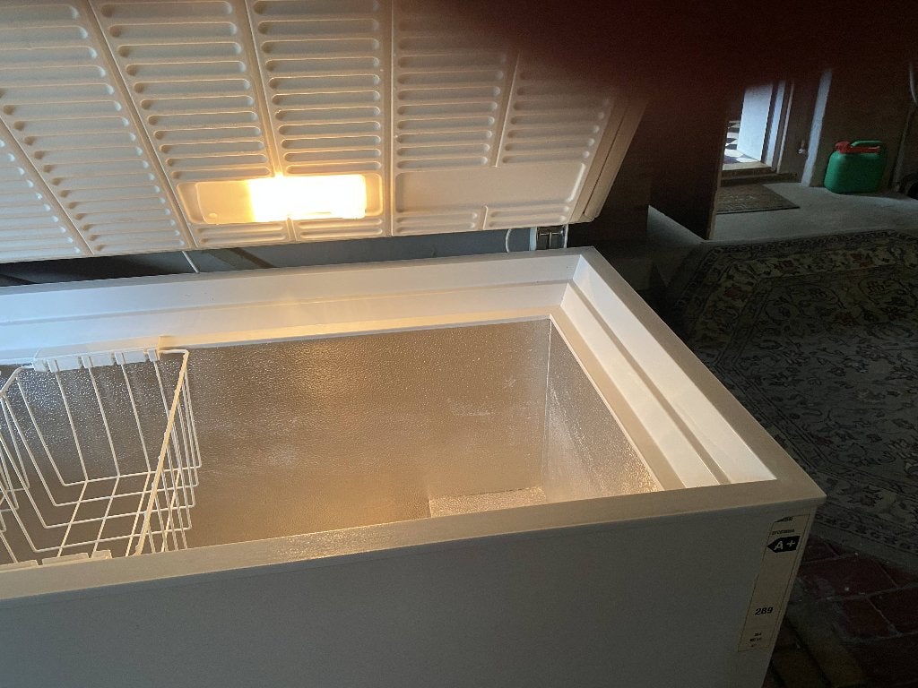 Vriezer Zanussi ZFC638WA A+, Ophalen, Vrieskist, Gebruikt, 160 cm of meer