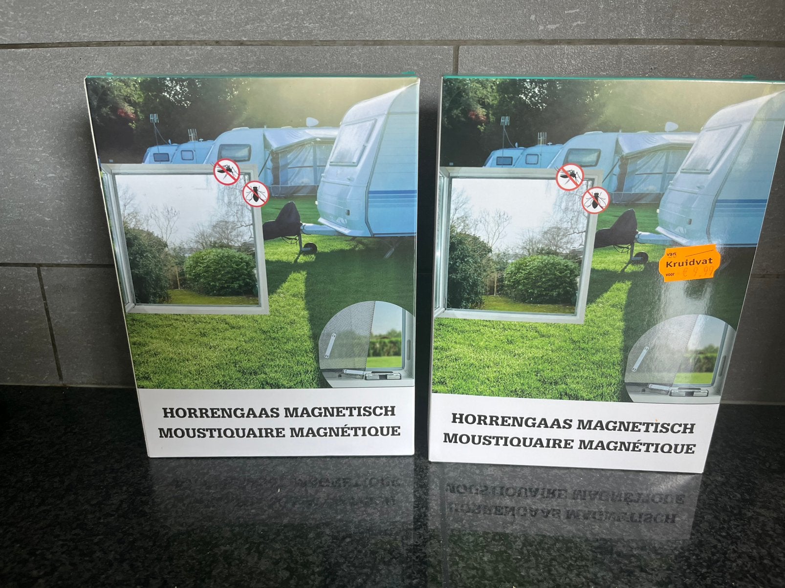NIEUW - 2 st. magnetisch horrengaas verpakkingen, Caravans en Kamperen, Ophalen of Verzenden, Nieuw