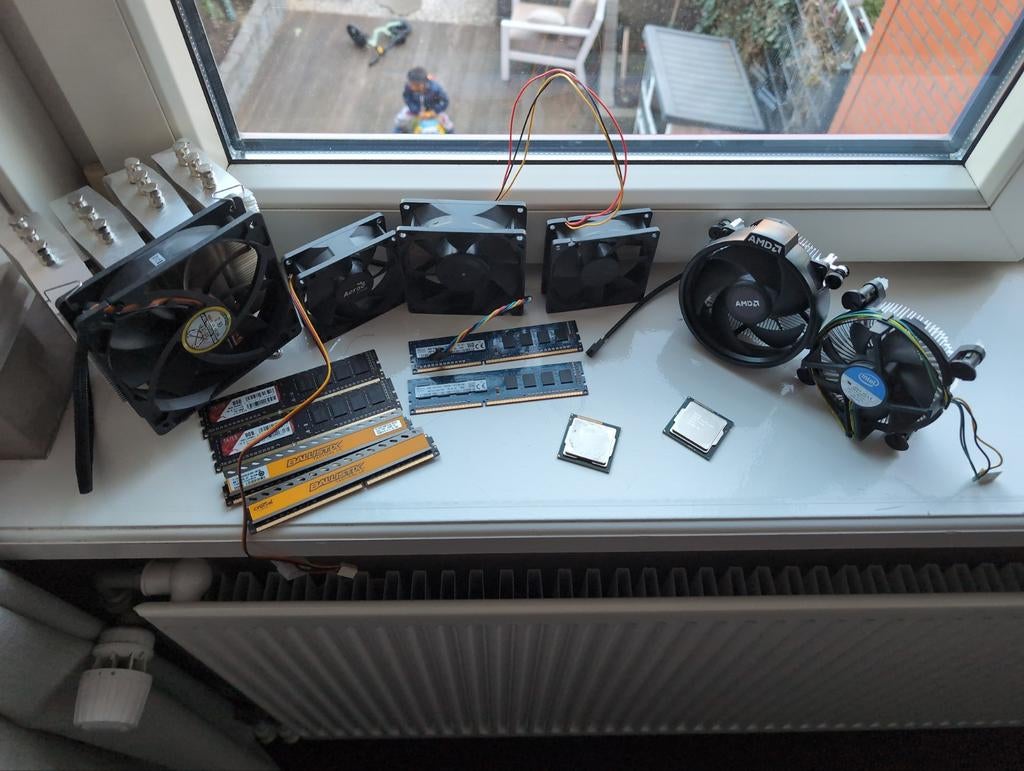 PC onderdelen bundle | i7-2600K + 32GB RAM + Scythe cooler, 32 GB, DDR3, Ophalen of Verzenden, Zo goed als nieuw