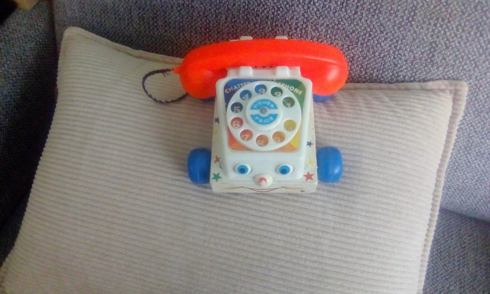 Fisher price telefoon uit de jaren 80, Kinderen en Baby's, Speelgoed | Fisher-Price, Ophalen, Gebruikt, Duw- of Trekspeelgoed