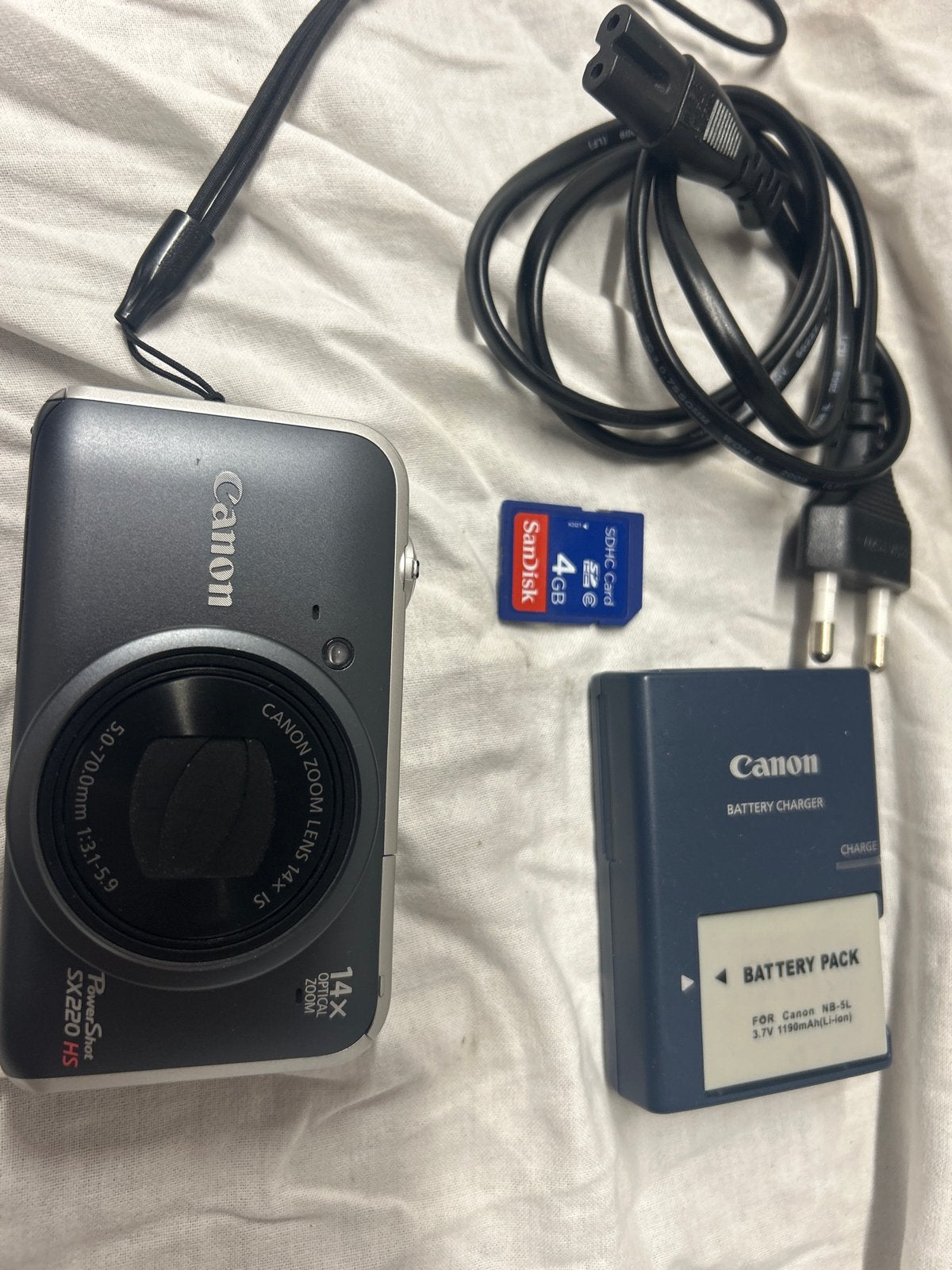 Canon PowerShot SX220 HS Compactcamera met pixel schade, Ingebouwde flitser, Gebruikt, Canon, Ophalen of Verzenden