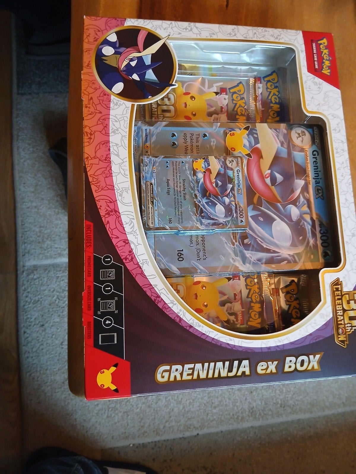 Pokémon Greninja EX Box - 30 th Celebrations Editie, Ophalen of Verzenden, Nieuw, Boosterbox
