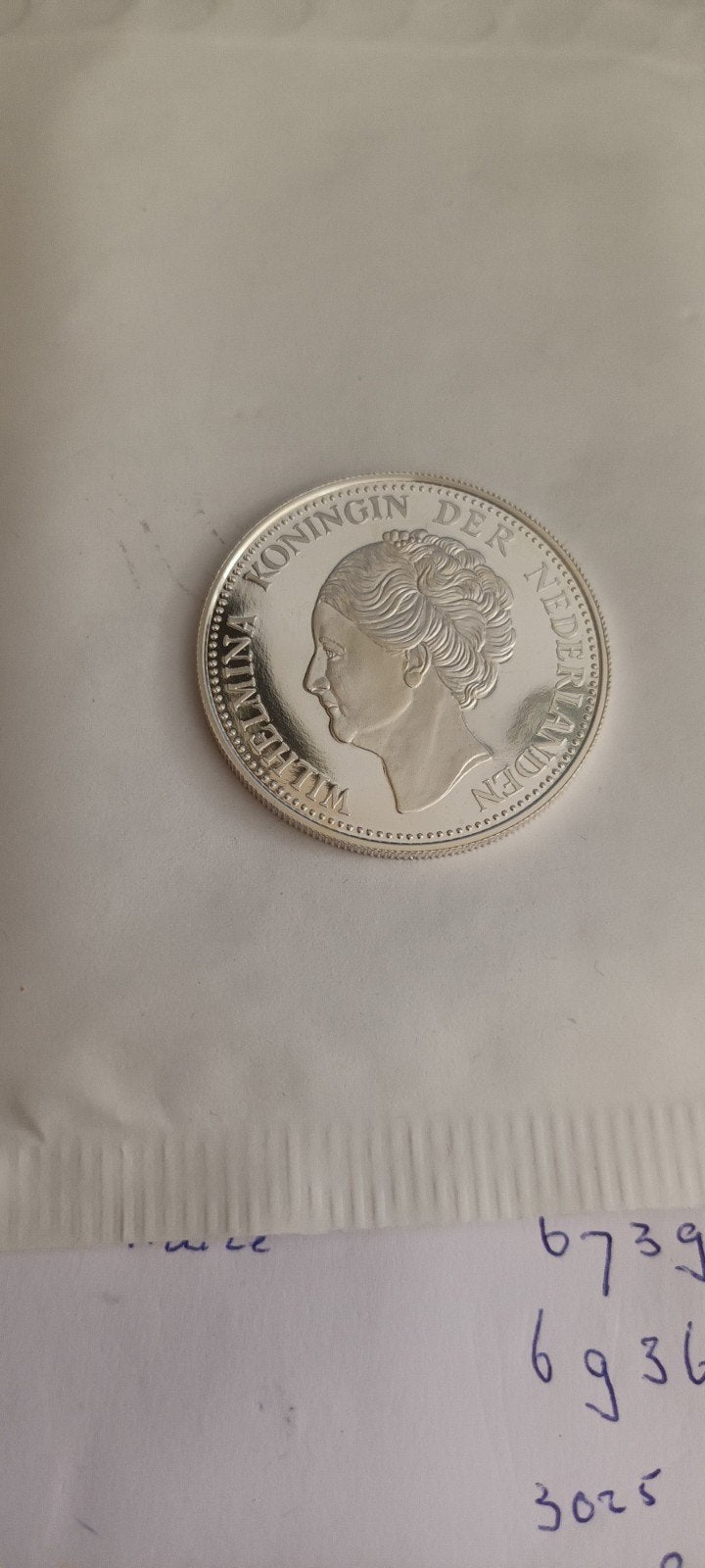 Zilveren 1 Gulden munt Koningin Wilhelmina 1944, Postzegels en Munten, Munten | Nederland, 1 gulden, Zilver, Ophalen of Verzenden