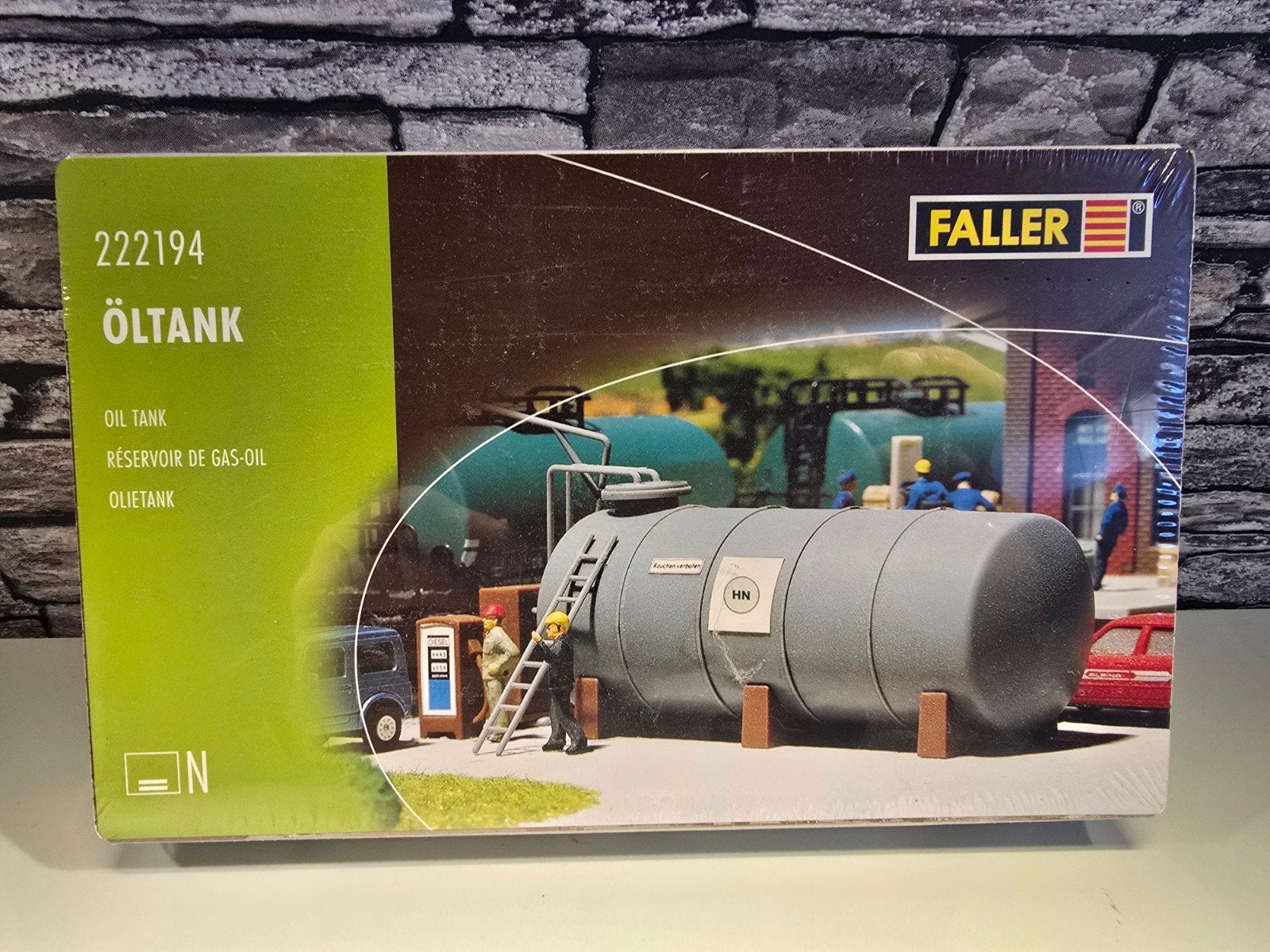 faller olietanks nieuw N spoor modeltrein 1:160, Hobby en Vrije tijd, Overige merken, Gelijkstroom of Wisselstroom, Brug, Tunnel of Gebouw