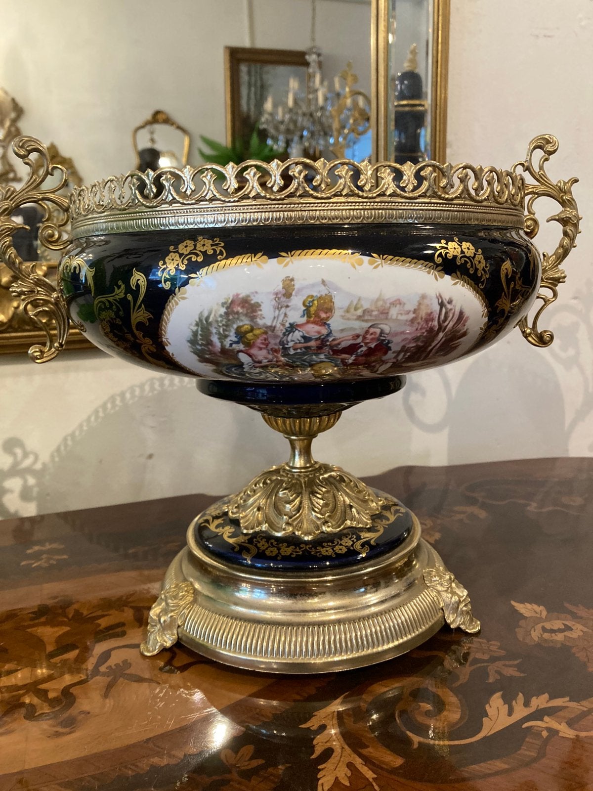 Grote limoges coupe, Antiek en Kunst, Ophalen