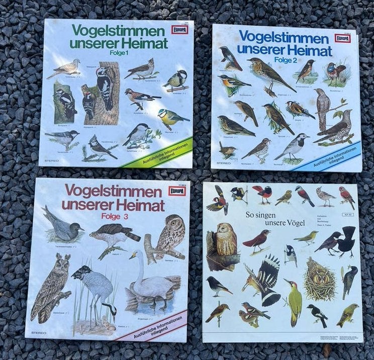 Vogelstemmen uit onze Heimat - Complete set van 4 vinylplate, Gebruikt, Ophalen of Verzenden, 12 inch, Overige genres