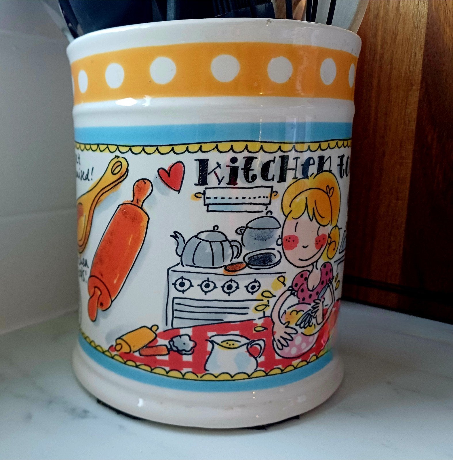 Blond Amsterdam pollenpot keukengerei houder, Blond Amsterdam, Overige typen, Ophalen of Verzenden, Zo goed als nieuw