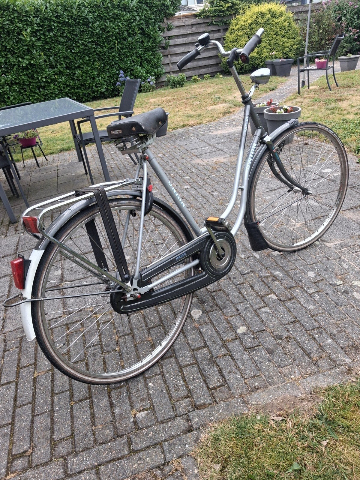 Damesfiets 55cm lage instap, terugtraprem., 51 tot 55 cm, Ophalen, Gebruikt, Overige merken