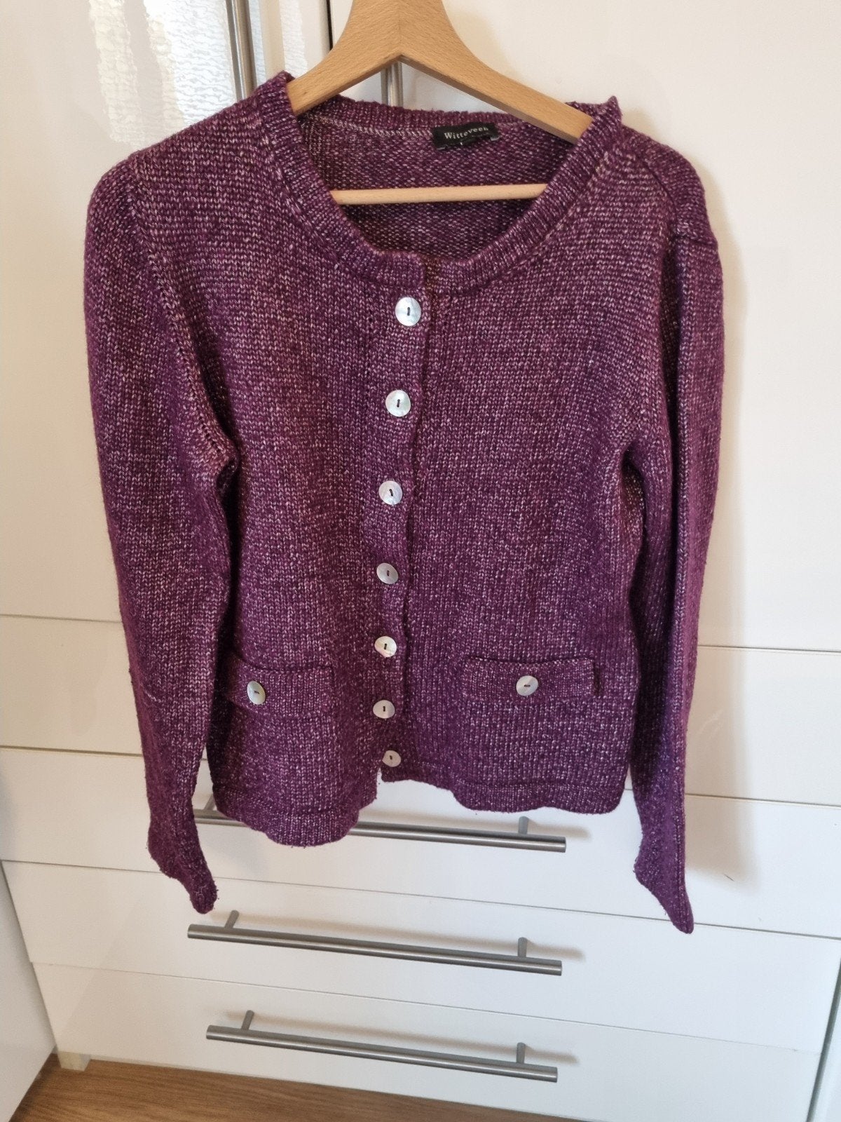 paars vest maat S (draagmaat 38-40), Kleding | Dames, Truien en Vesten, Maat 38/40 (M), Paars, Ophalen of Verzenden, Zo goed als nieuw