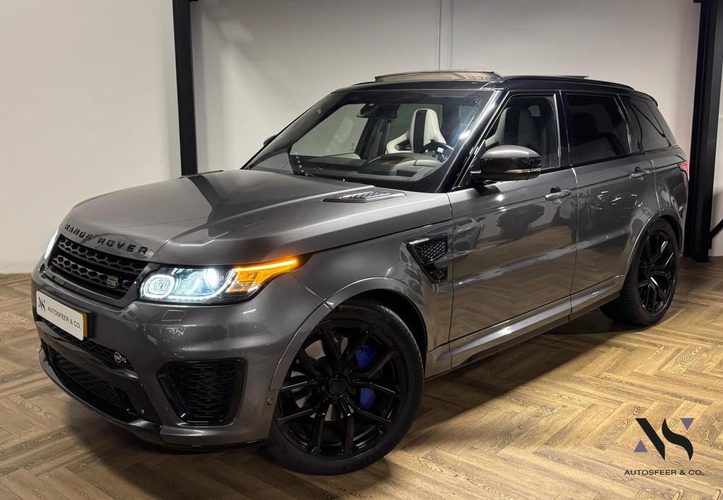 Land Rover Range Rover Sport 5.0 V8 Supercharged SVR PANO HU, Auto's, Land Rover, Bedrijf, Te koop, 4x4, ABS, Achteruitrijcamera