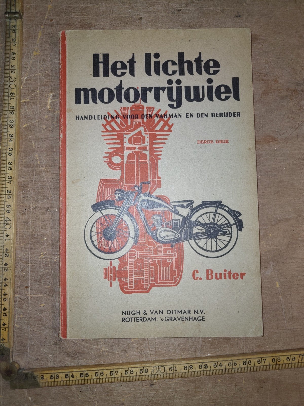Boek 'Het lichte motorrijwiel'  1943, Ophalen of Verzenden