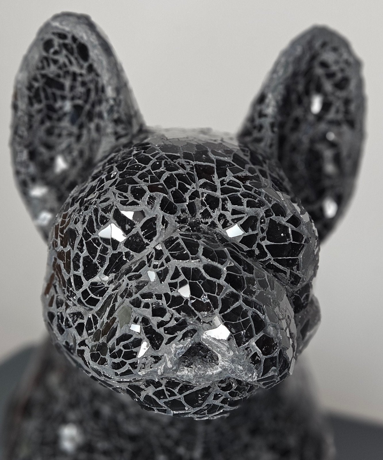 Beeldje hond "bassie" zwart H.38cm, Verzamelen, Ophalen, Nieuw, Dier