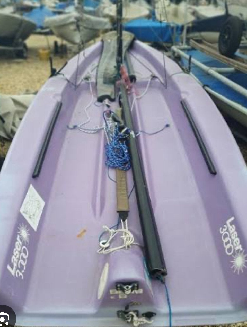 Laser 3000 Open Zeilboot - Sportief en Snel, Ophalen, Gebruikt, Minder dan 15 m²
