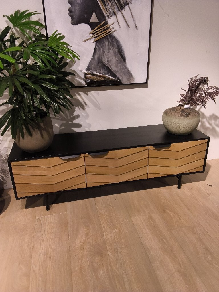 TV meubel Verona, Ophalen, 150 tot 200 cm, Nieuw, Minder dan 100 cm