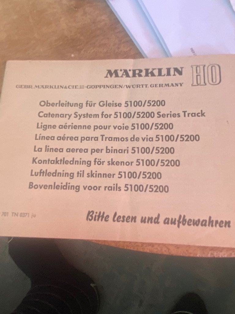 marklin ho bovenleiding, Wisselstroom, Gebruikt, Märklin, Boek, Tijdschrift of Catalogus