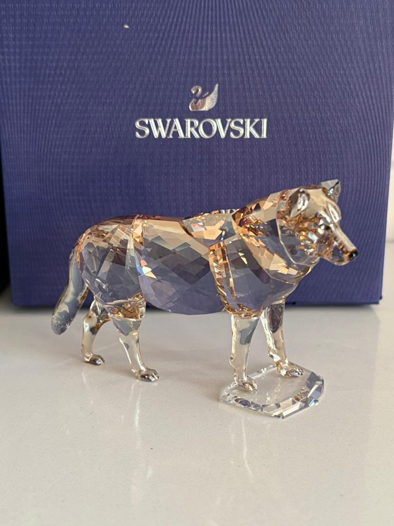 Swarovski scs wolf, Ophalen of Verzenden, Zo goed als nieuw, Figuurtje