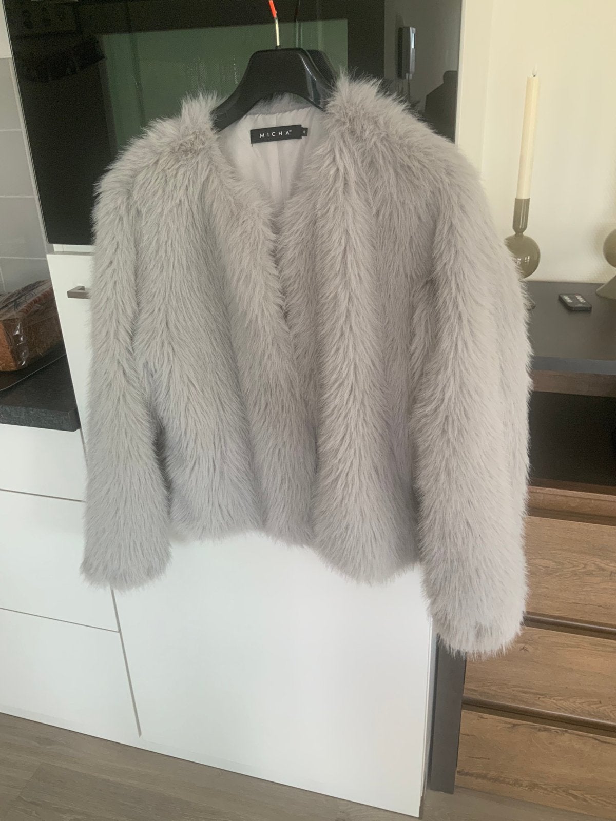Zgan lichtprijs bontjasje mt 42 van MICHA leuk prijsje, Kleding | Dames, Ophalen of Verzenden, Zo goed als nieuw, Maat 42/44 (L)