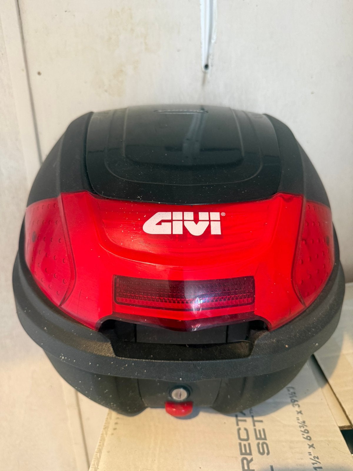 Scooterkoffer, Ophalen, Gebruikt