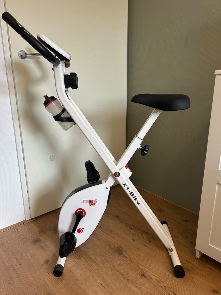 Christopeit Sport X1-Bike compacte hometrainer, Ophalen, Gebruikt, Metaal, Benen