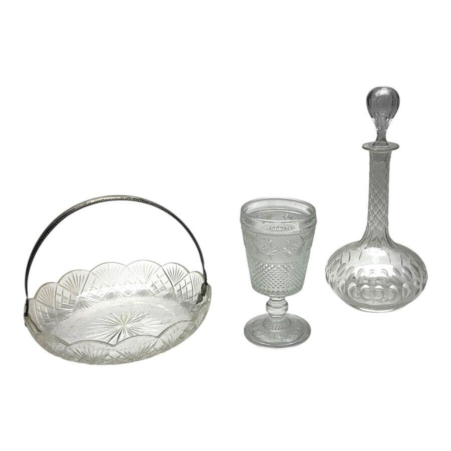 Lot divers glaswerk (3x), Ophalen of Verzenden