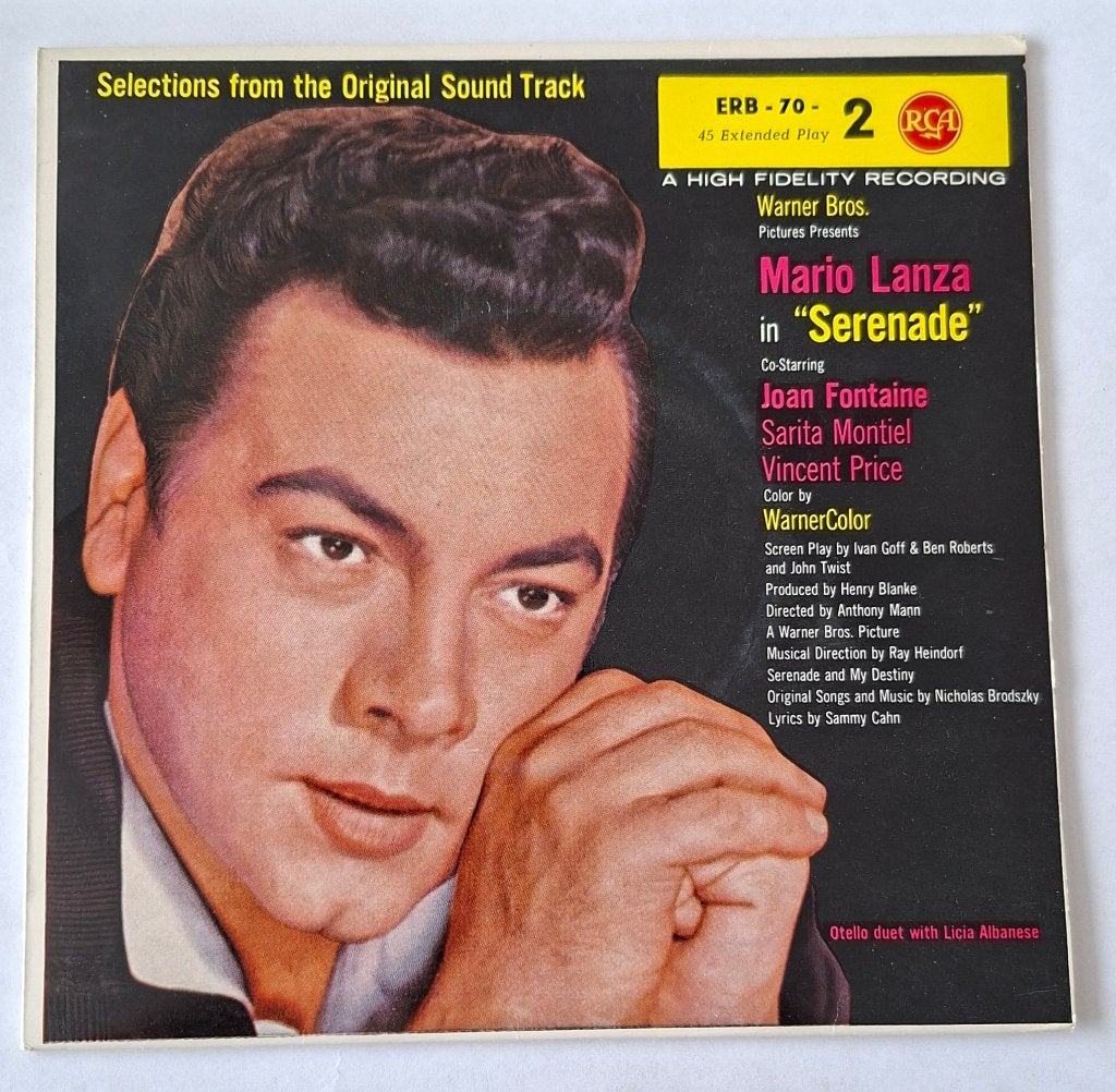 Mario Lanza - Serenade, Cd's en Dvd's, Vinyl Singles, Ophalen of Verzenden, Gebruikt, Klassiek