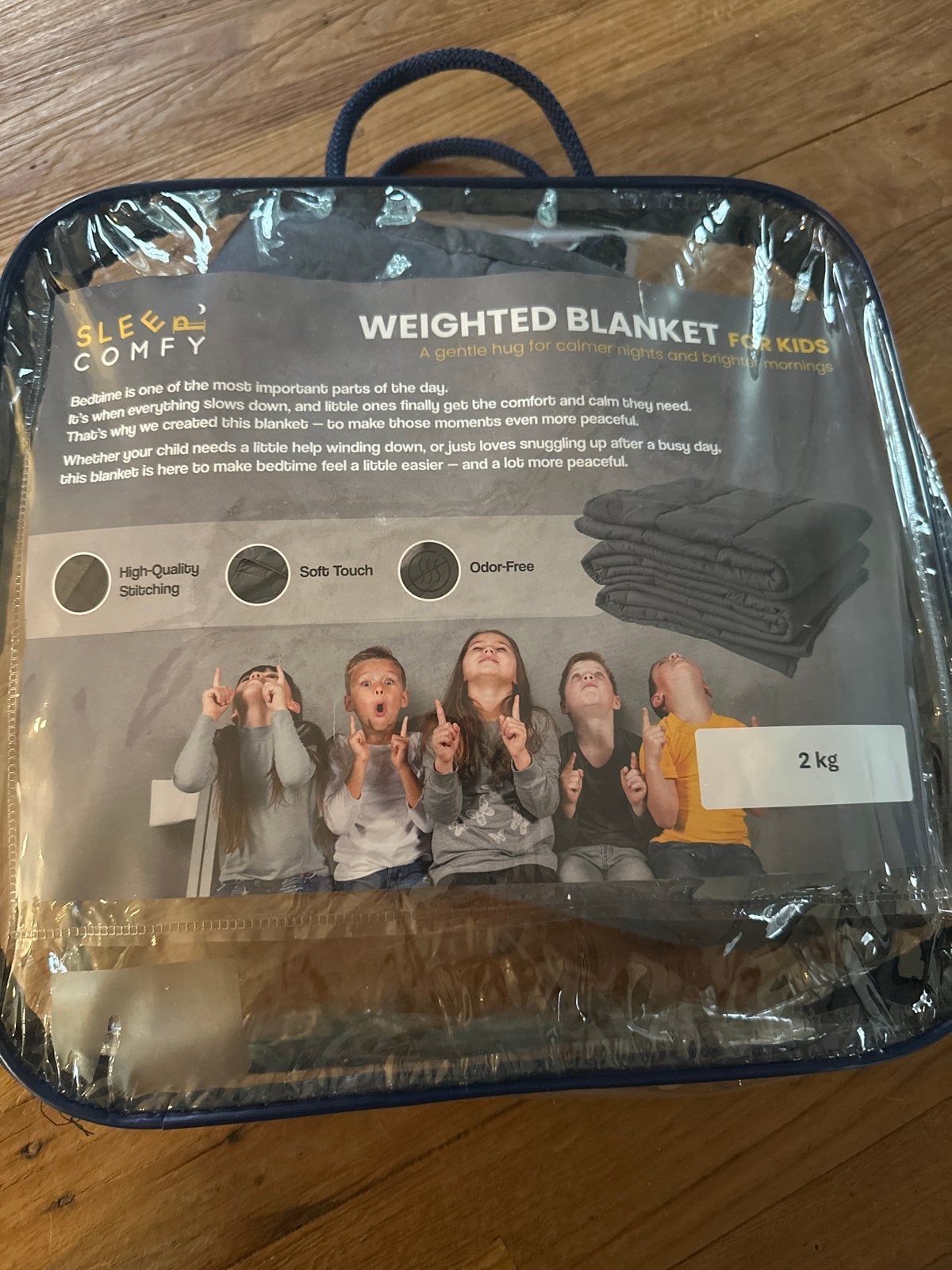 Verzwaringsdeken kind 2kg - Sleep Comfy, Ophalen of Verzenden, Zo goed als nieuw, 100 cm of meer, Deken