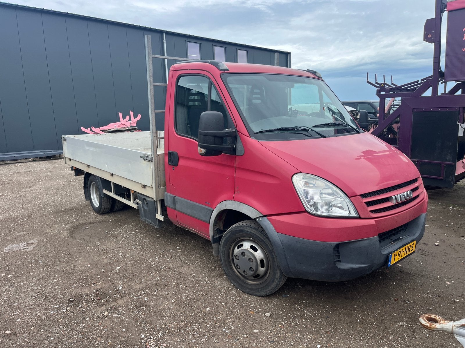 Iveco Daily 40C12D Euro4 2008 pickup bakwagen, Auto's, Bestelauto's, Automaat, Achterwielaandrijving, 2270 kg, Iveco