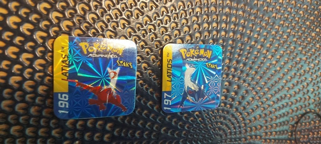 magneten speelgoed pokemon holos Latias Latios legendaries, Ophalen of Verzenden, Nieuw, Overige merken