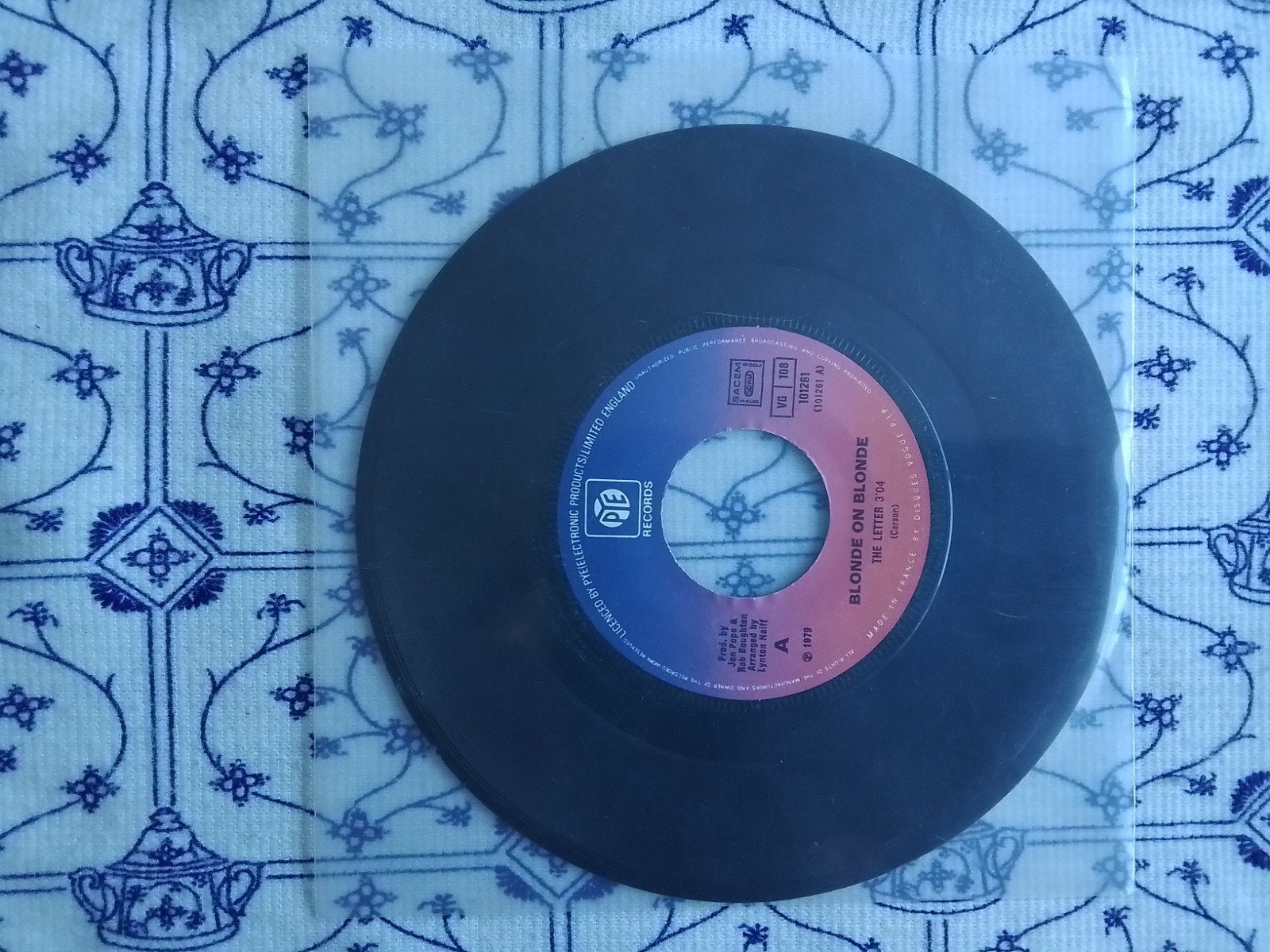 Blonde on blonde           The letter, 7 inch, Ophalen of Verzenden, Zo goed als nieuw, Pop