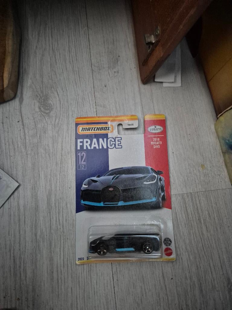 matchbox bugati divo 2018 france, Ophalen of Verzenden, Nieuw, Auto