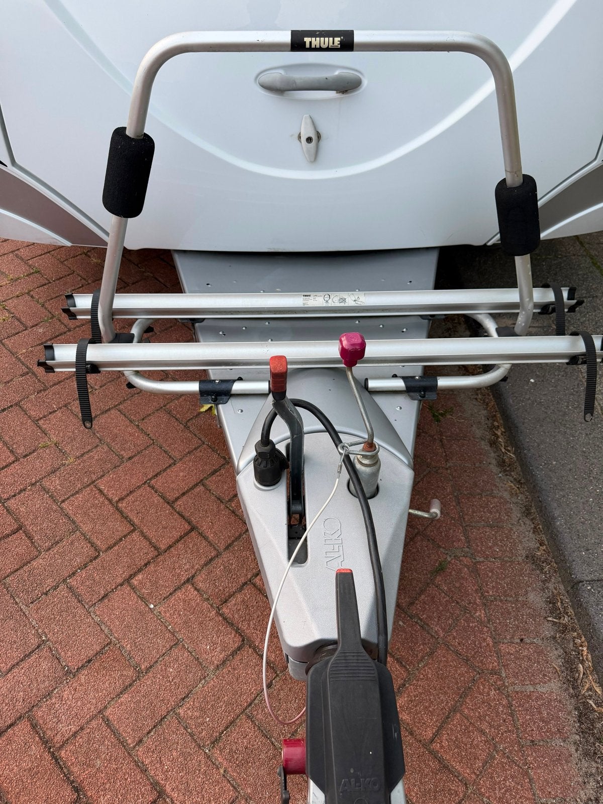 Thule Caravan Light Fietsendrager voor 2 fietsen, Ophalen of Verzenden, 2 fietsen, Gebruikt, Fietsendrager-accessoire