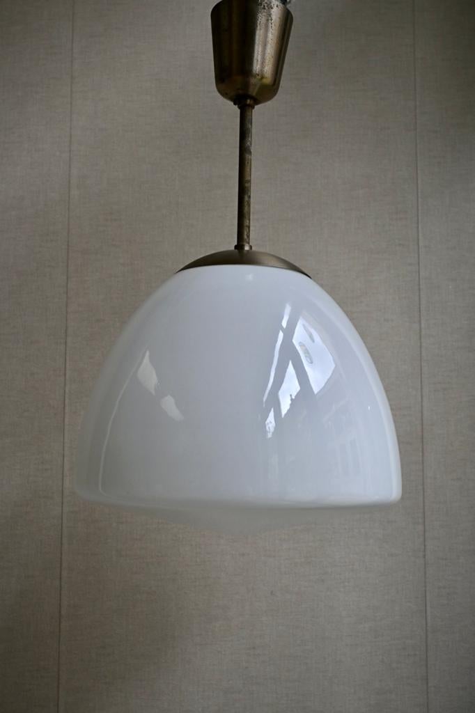Art Deco Philips Schoollamp Opaline Glas Jaren 30, Philips, Ophalen of Verzenden, Philips, Philips