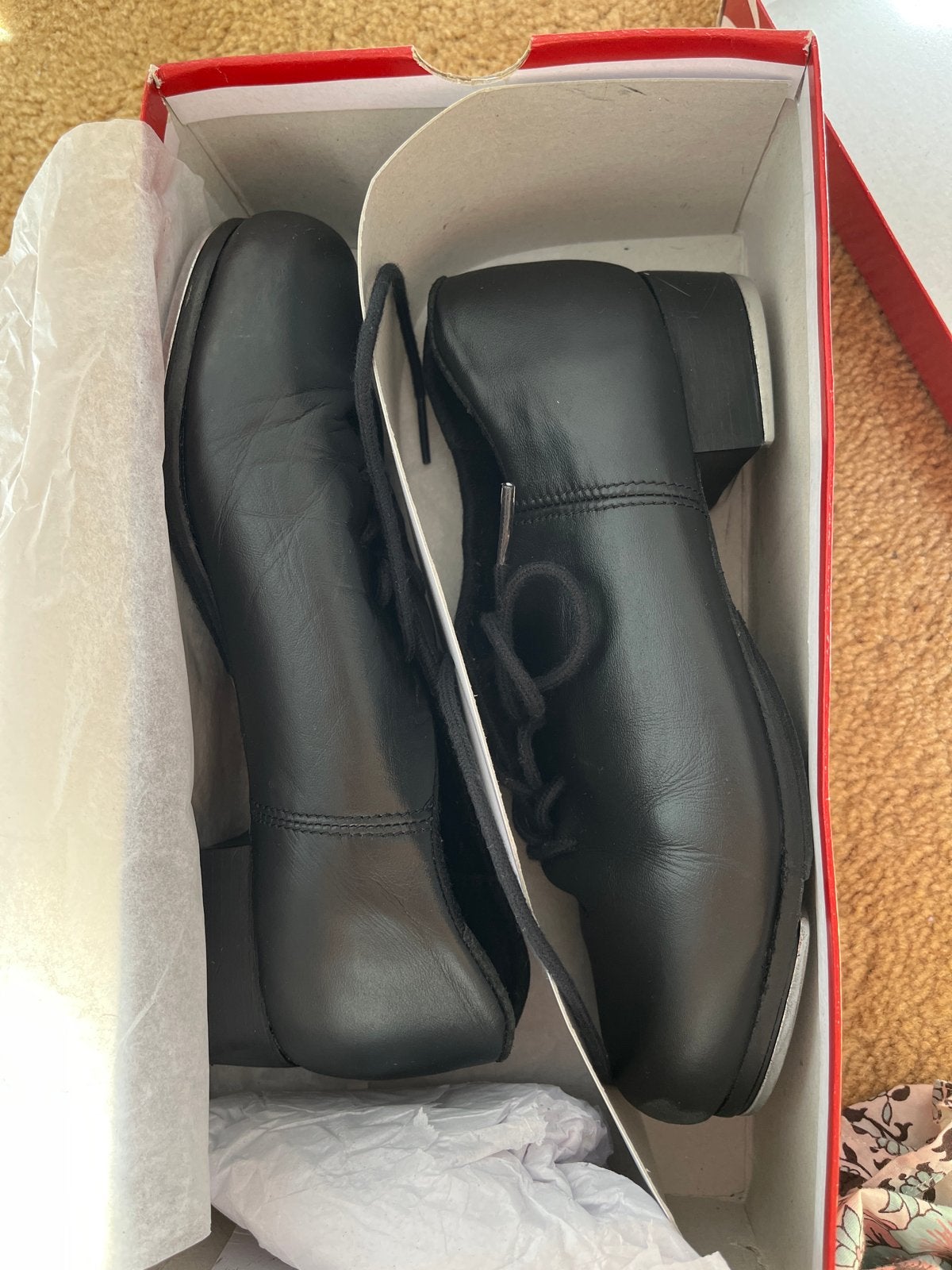 Capezio Cadence Tap Schoenen - Zwart, Maat 5M (EU 35), Sport en Fitness, Dansen, Ophalen of Verzenden, Zo goed als nieuw, Schoenen