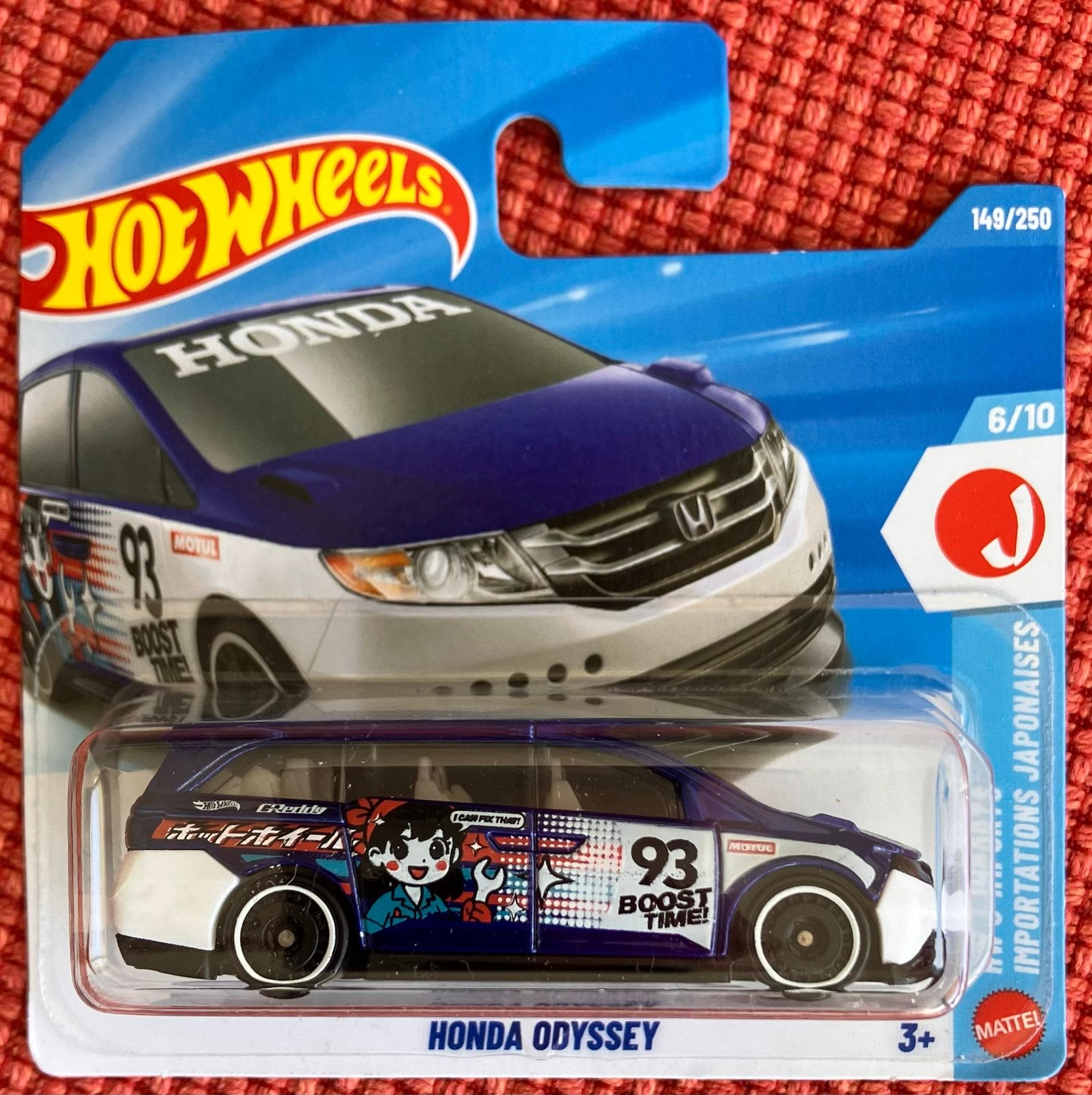 Hot Wheels Honda Odyssey Hotwheels, Ophalen of Verzenden, Nieuw, Auto