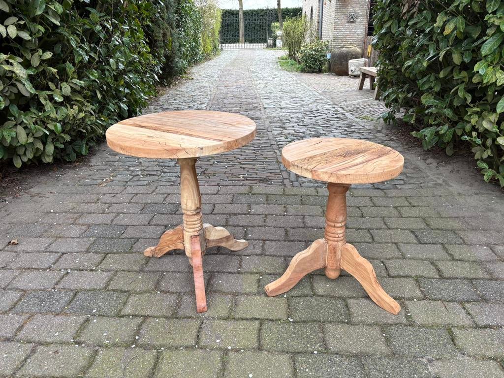 Wijntafel / bijzettafel klein en groot, Ophalen, Rond, Nieuw, Nvt
