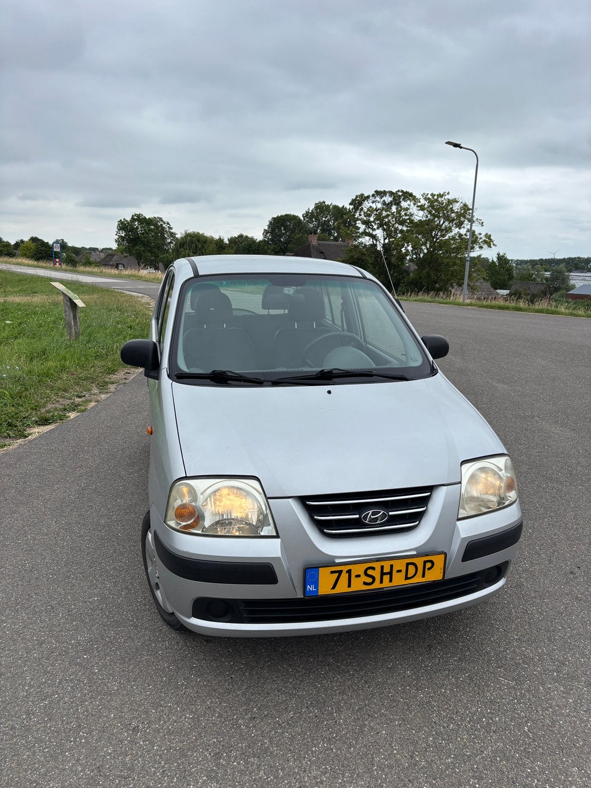 Hyundai Atos 2006 Grijs, Auto's, Hyundai, Voorwielaandrijving, 31 €/maand, 4 cilinders, Origineel Nederlands