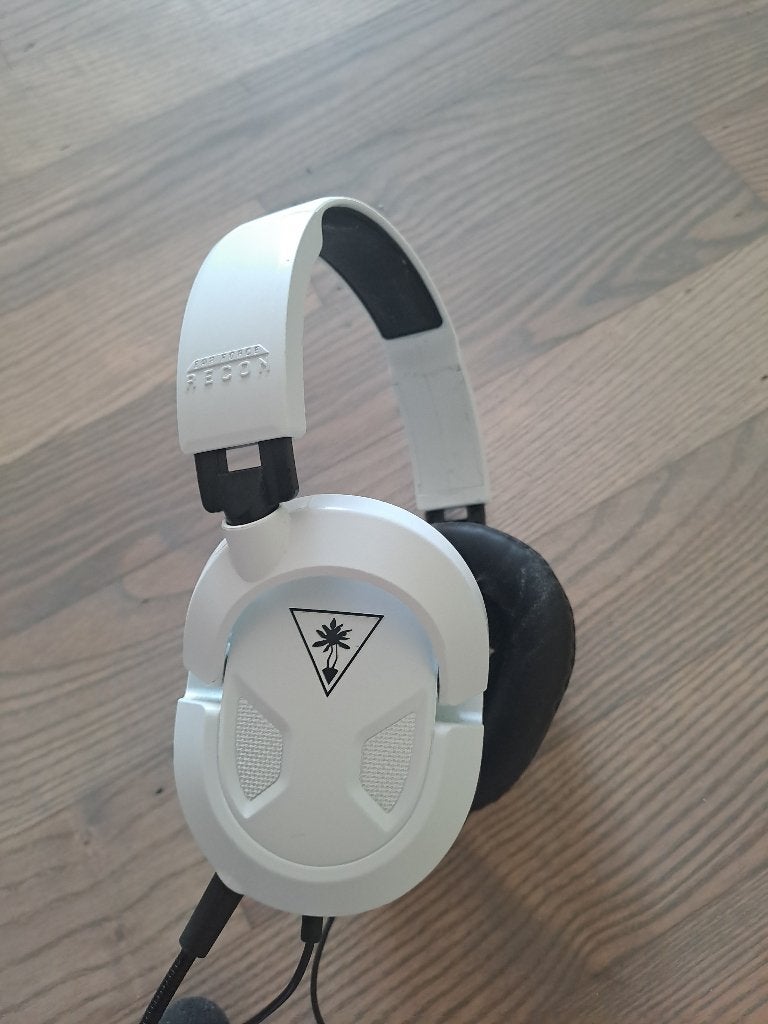 Turtle Beach Recon 50 gaming headset wit, Computers en Software, Headsets, Gebruikt, Turtlebeach, Ophalen of Verzenden, Over-ear