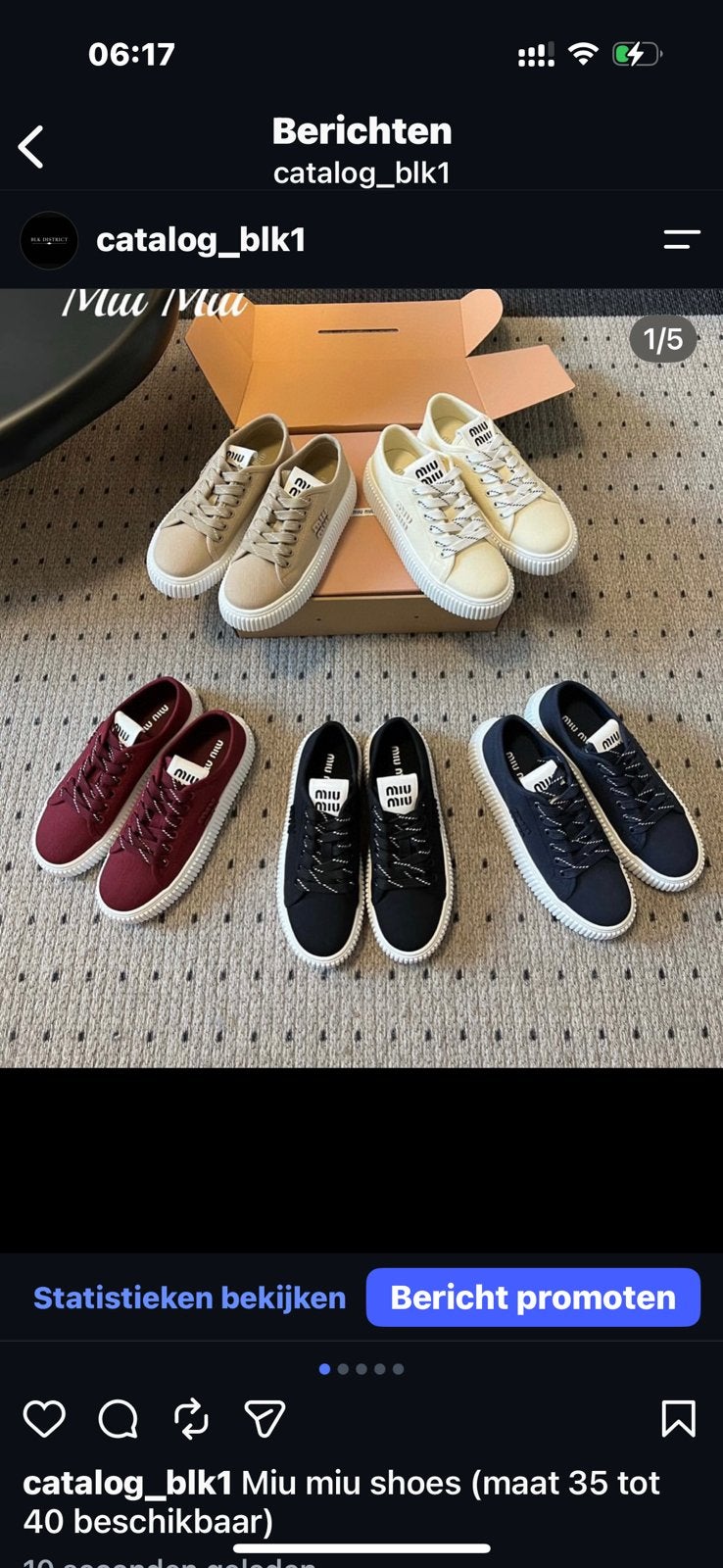 Miu miu shoes schoenen sneakers maat 35 tot 40, Ophalen of Verzenden, Zo goed als nieuw