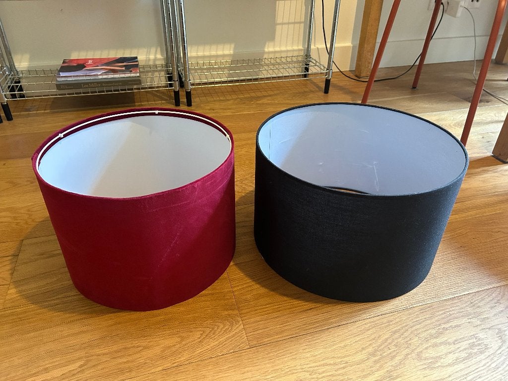 IKEA Lampshades (Set of 2), Huis en Inrichting, Lampen | Lampenkappen, Ophalen, Zo goed als nieuw, Rond