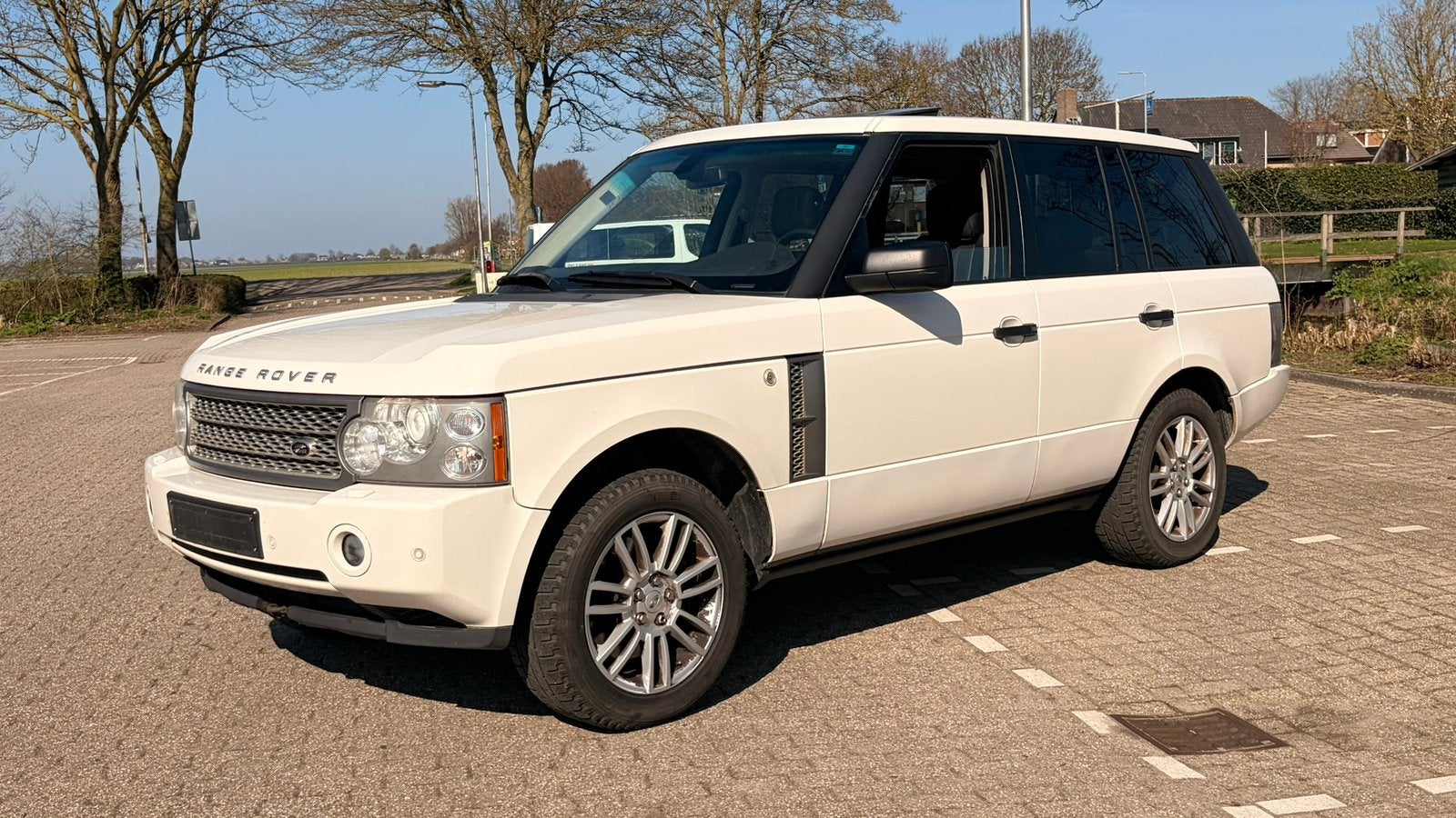 Land Rover Range Rover TDV8 Wit Autom Vogue HSE zwart leder, Auto's, Automaat, Euro 5, Wit, Leder
