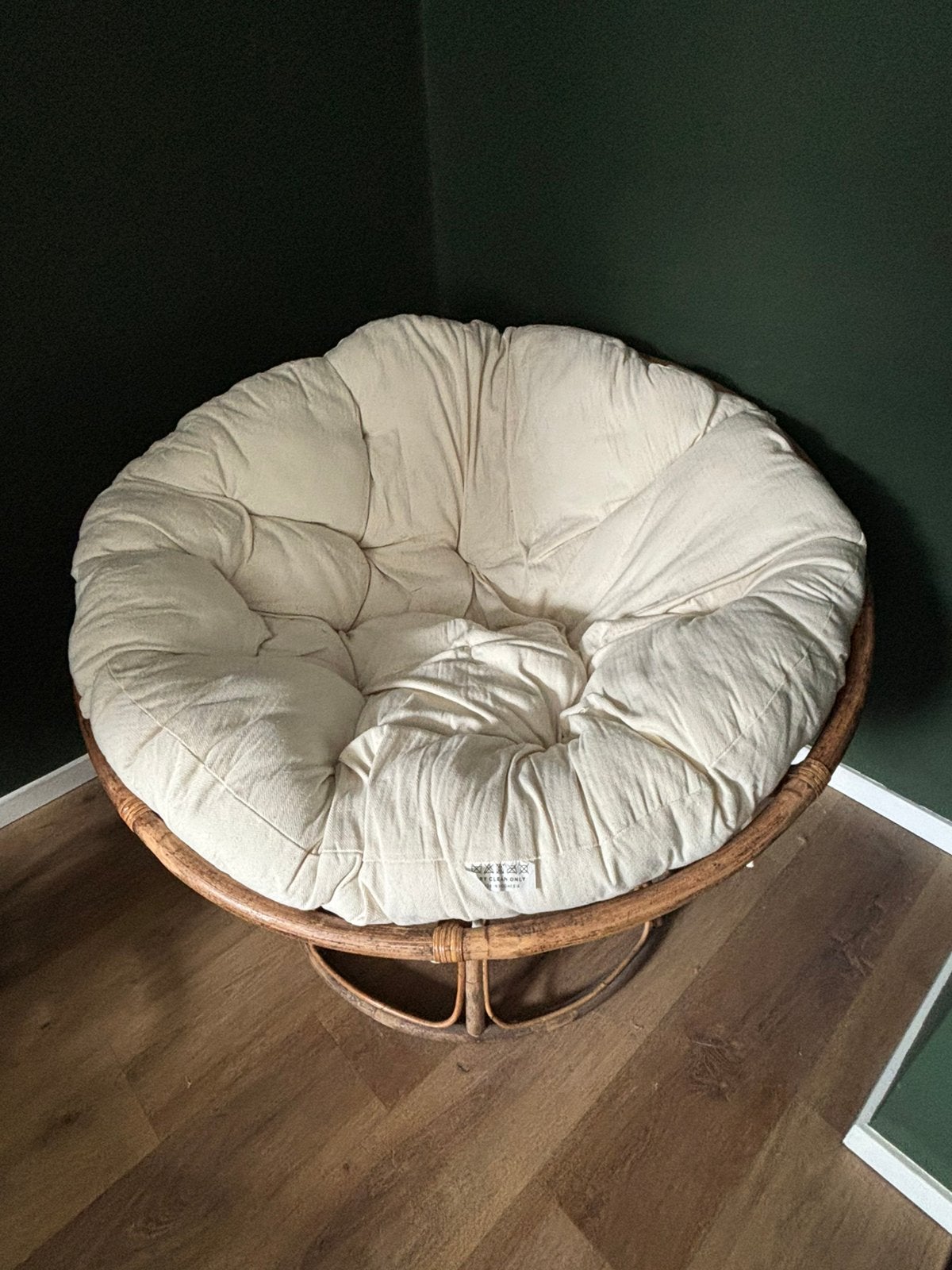 Lounge stoel CASA, Ophalen, Wit, Zo goed als nieuw, Stof