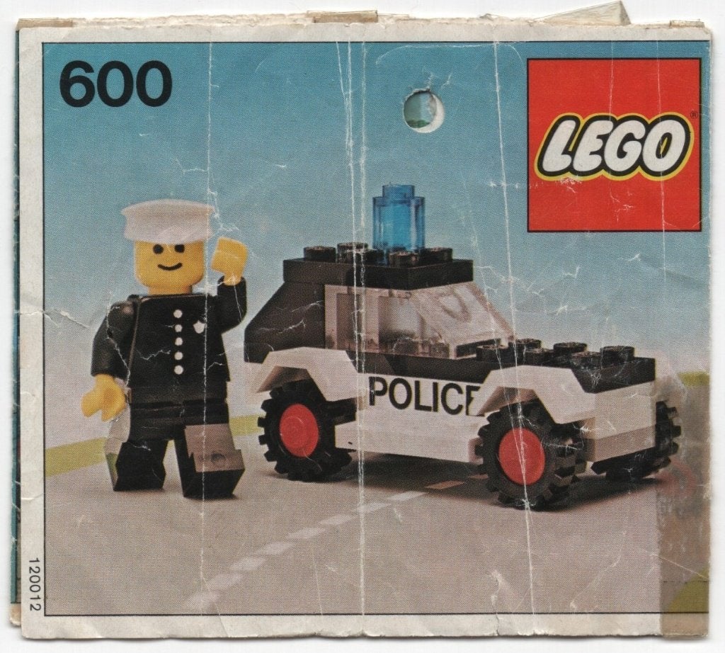 lego 600-2 lego City, Classic City Police (1978), Compleet, Lego, Ophalen of Verzenden, Complete set
