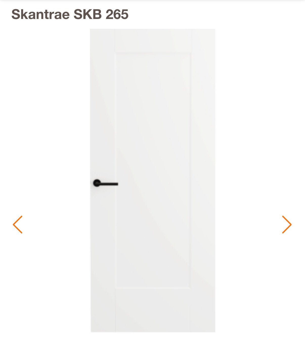 Gelakte Skantrae SKB265 binnendeur 78x201,5 paneeldeur, Doe-het-zelf en Verbouw, Ophalen, Zo goed als nieuw, Binnendeur, 200 tot 215 cm