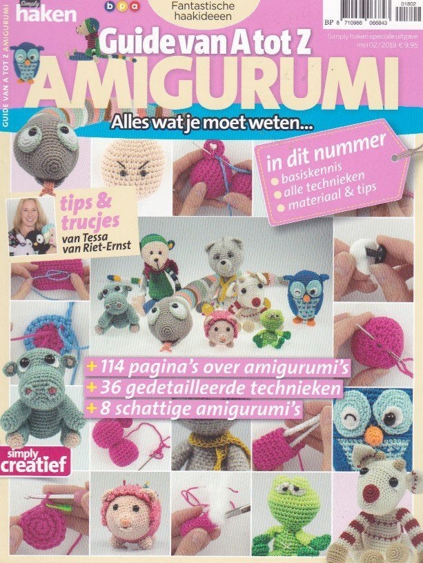 Simply Haken Speciale Uitgave mei 02/2018 - Guide Amigurumi, Breien en Haken, Ophalen of Verzenden, Zo goed als nieuw, Simply Haken Speciale Uitgave mei 02/2018