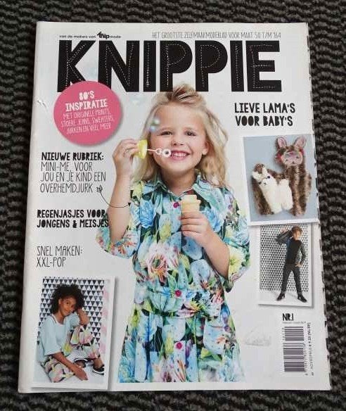 Knippie nr. 1 februari, maart 2019, maat 50 t/m 164 ook baby, Verzenden, Zo goed als nieuw, Kind, Knippie