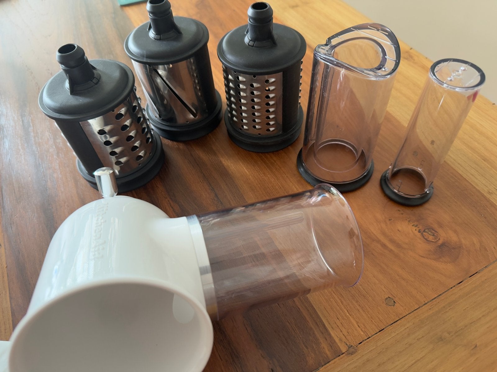 KitchenAid rasp/snijder opzetstuk voor keukenmixer, 4 liter of meer, Nieuw, 3 snelheden of meer, Ophalen of Verzenden