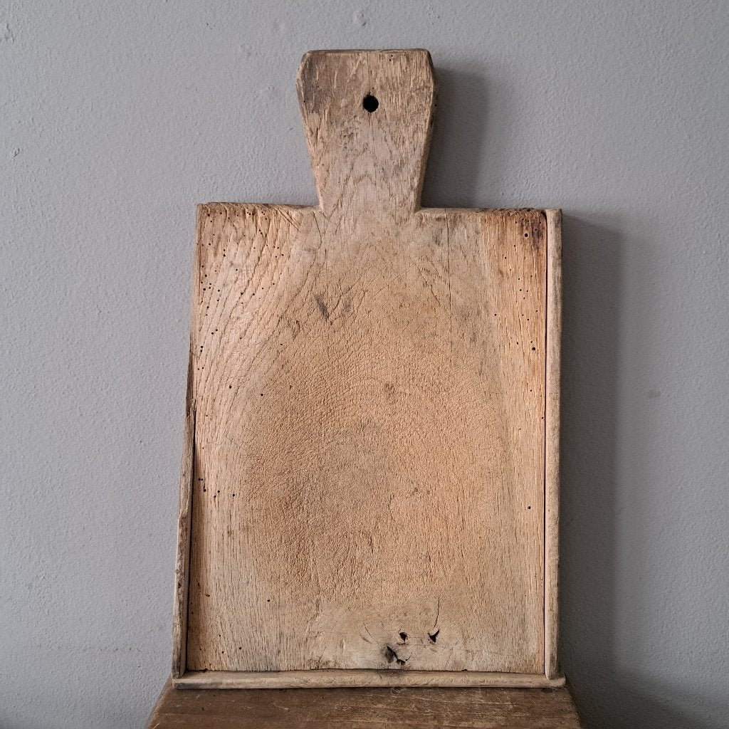 Oude brocante Franse houten snijplank broodplank *Etage3*, Gebruikt, ., Ophalen of Verzenden, .