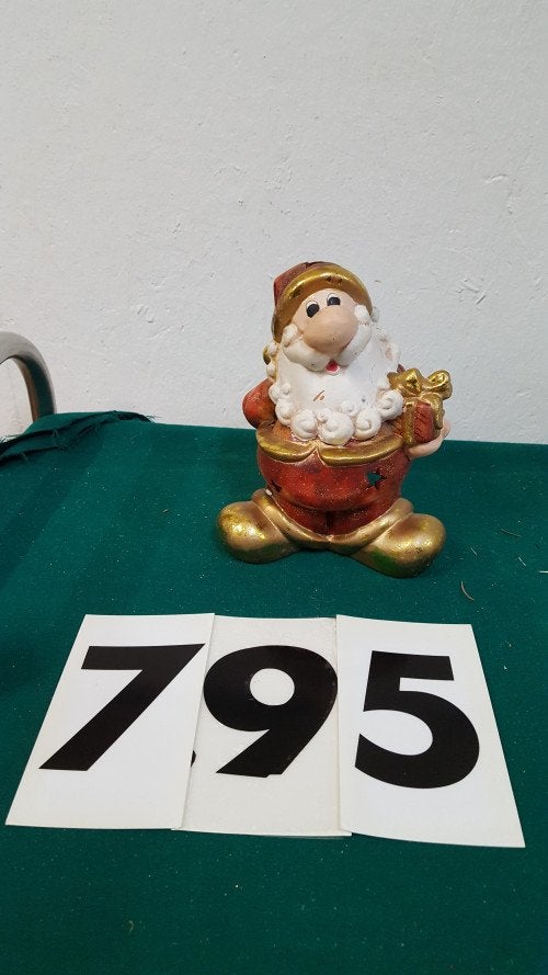 795 ] ,kerstman beeld keramiek, Diversen, Ophalen of Verzenden, 'T Olde Gre-j, Info@toldegrej.nl, Endepoelstraat 20f Didam