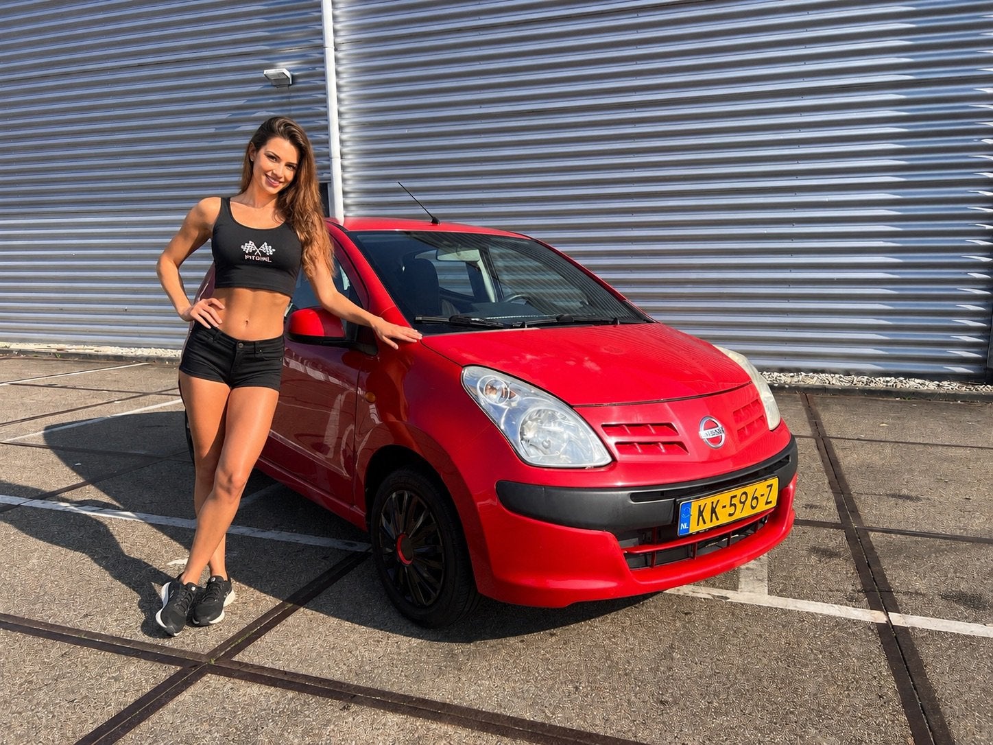 Nissan Pixo 1.0 50KW 5D 2010 Rood, Voorwielaandrijving, 200 kg, 4 stoelen, Handgeschakeld